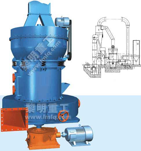 脫硫磨粉機(jī)梯形工作面粉碎效率高--黎明重工,面議